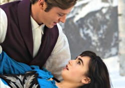 Armie Hammer and Lily Collins