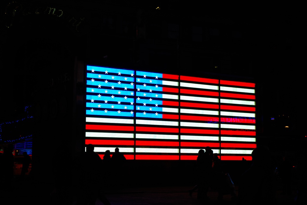 American Flag Times Square