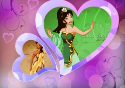 Mulan,And,Pocahontas,Two,Disney,Princesses