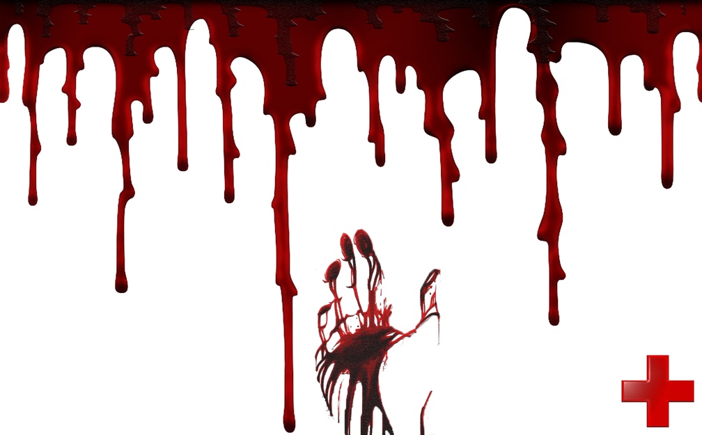 Blood on the wall wallpaper HD