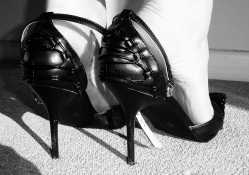 Black and White Heels