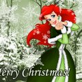 Disney,Princess,Ariel,Christmas