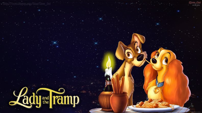 Disney,Couple,Lady,And,Tramp