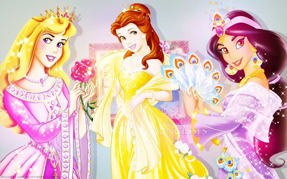 Disney,Princesses,Aurora,Belle,Jasmine