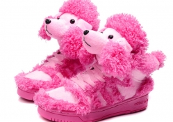 Pink poodle shoes