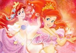 Red Disney Princess Ariel