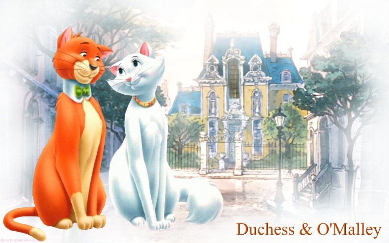 Disney,Couple,Duchess,And,O,Malley