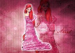 Pink Disney Princess Ariel