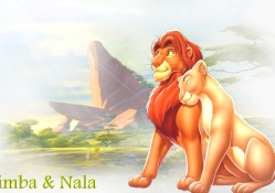 Lion,King,Couple,Simba,And,Nala