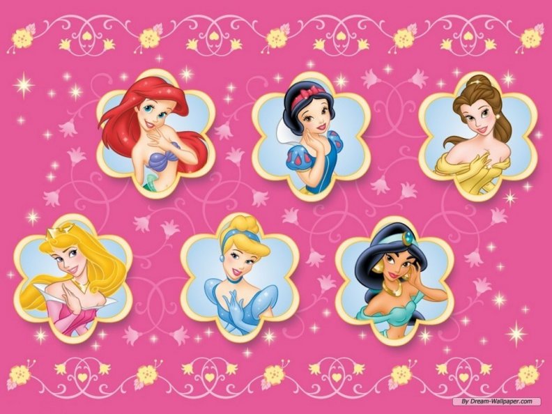 The Lovely Disney Princesses