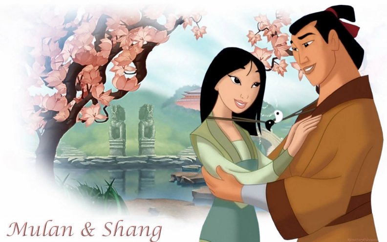 Disney,Couple,Mulan,And,Shang