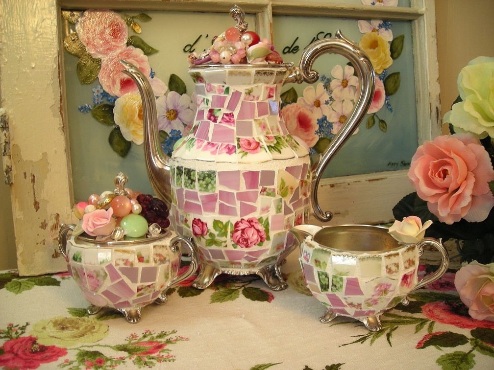 Pastel tea set♥