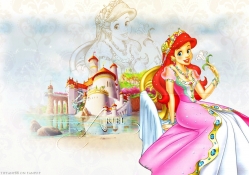 White,Background,Disney,Princess,Ariel
