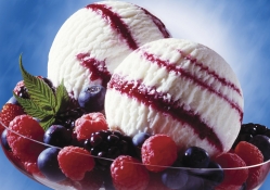 Ice Cream &amp; Fruit