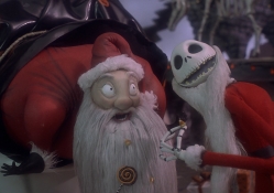 Santa Claus and Jack Skellington