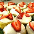 Lemon and strawberry cupcakes