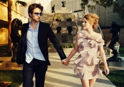 Emilie De Ravin and Robert Pattinson
