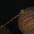 Discovery One in orbit around Jupiter from 2010