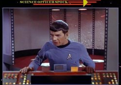 Leonard Nimoy as First Officer Spock