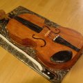 A sweet cake violin for my lovely friend Rosarina