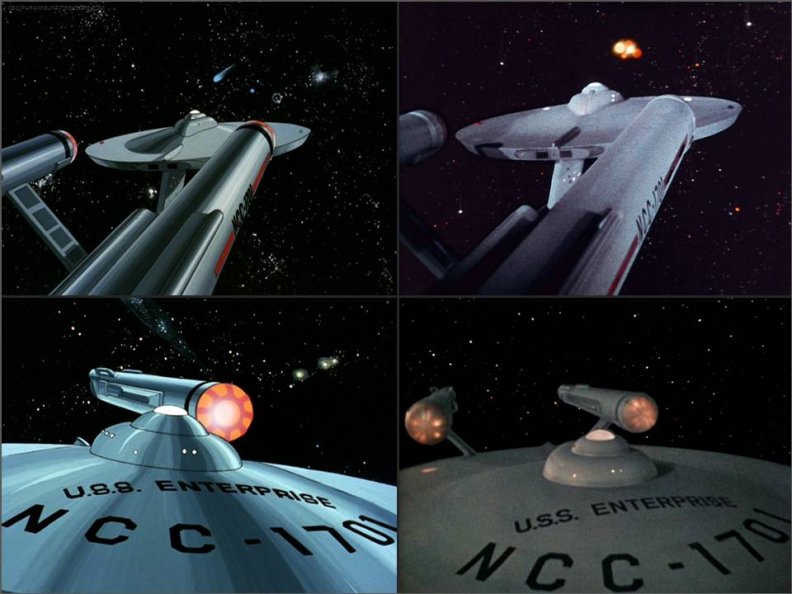 Animated and Live Action Enterprise Comparisons