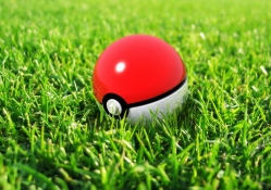 Pokeball In Grass