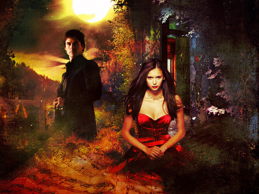 Vampire Diaries ~ Damon and Elena