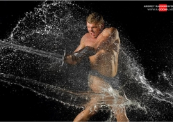 Man Splashing