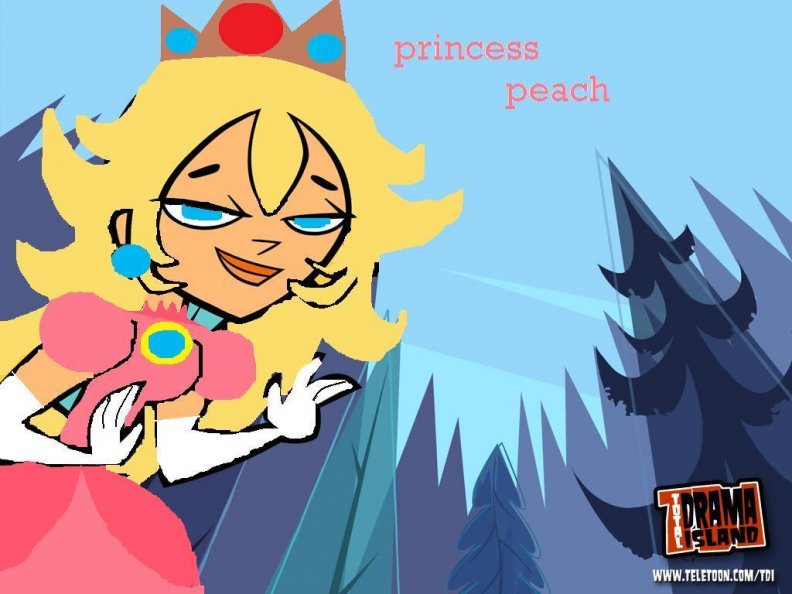 Total island drama: Princess Peach