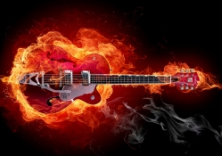 hard rock music guitar