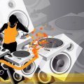 DJ Music Vector Art