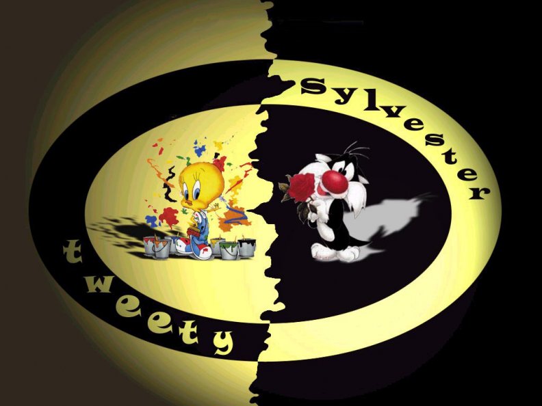Sylvester and Tweety