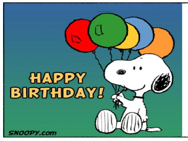 birthday greetings from snoopy