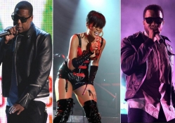 JayZ, Rihanna, Kanye West