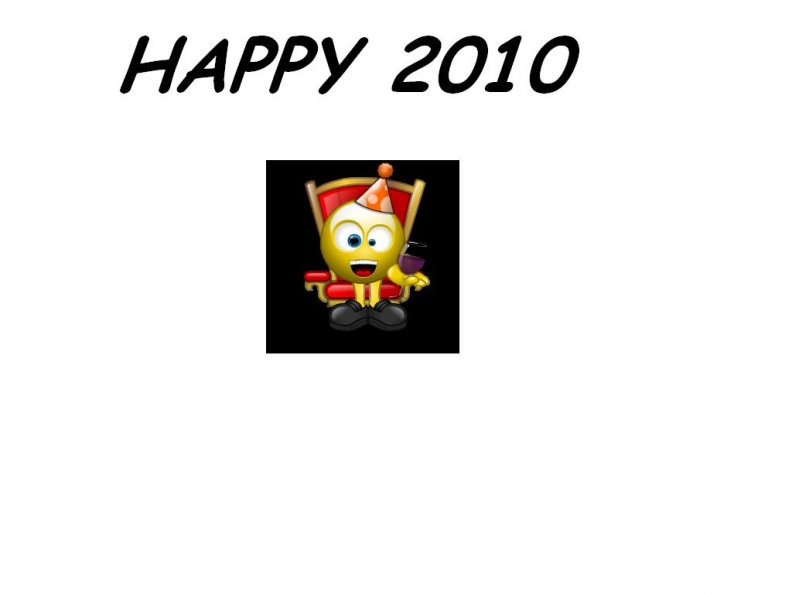 Happy 2010 Smiley