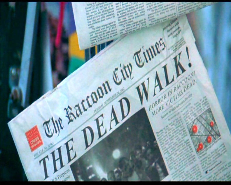 Raccoon City Newspaper _ Resident Evil