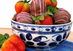............. Chocolate &amp; Strawberry............