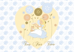 disney alice in the wonderland tea for two cute