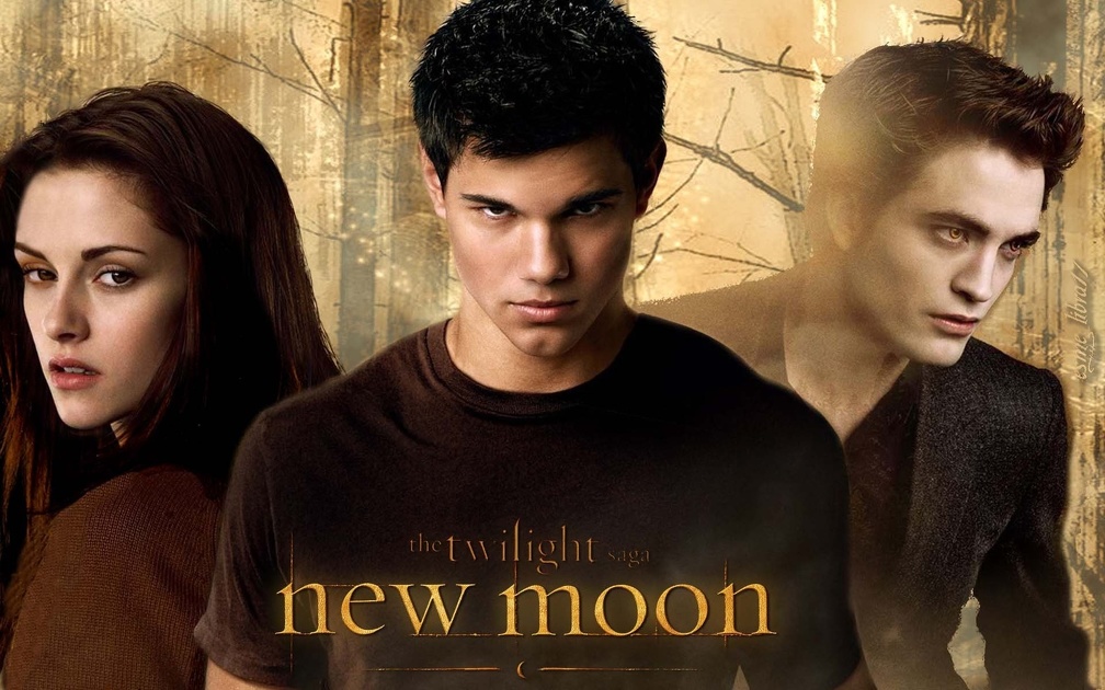 BELLA,JACOB and EDWARD in NEW MOON