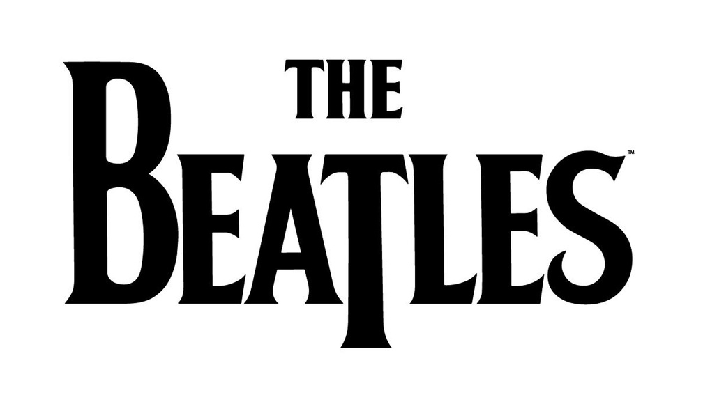 Beatles white logo