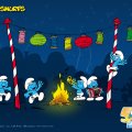 Smurfs Party Wallpaper