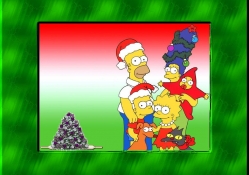 Simposon family Christmas