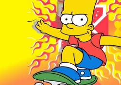 Flame on Bart