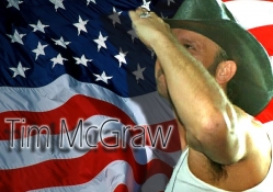 Tim McGraw &amp; US Flag