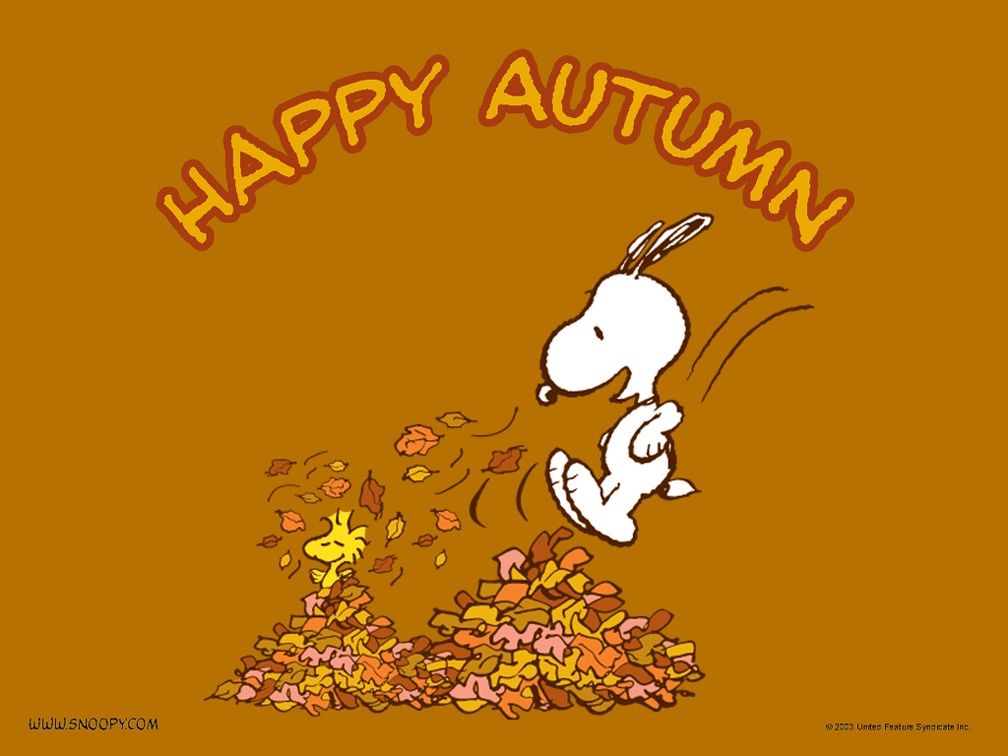 Snoopy Autumn