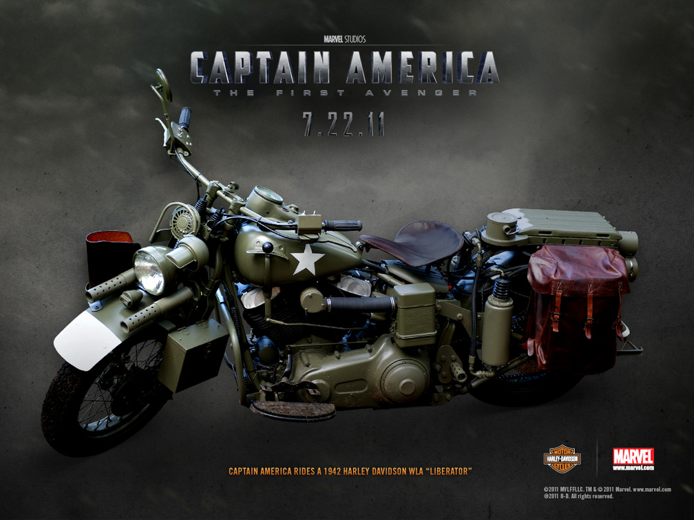 Captain America Harley Davidson Liberator