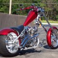 2003 Candy Red Motorcycle