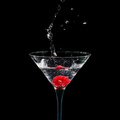 raspberries cocktail