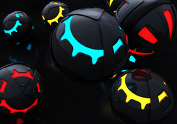 colorful balls 3d