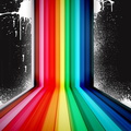 Dark Rainbow Vector